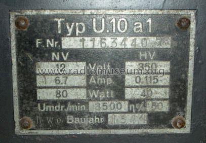 Einanker-Umformer U.10 a1; Militär verschiedene (ID = 1559330) Power-S