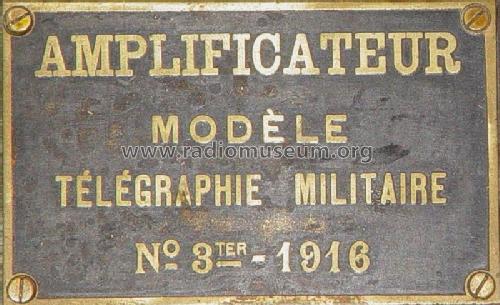 Amplificateur 3 ter; MILITARY France, (ID = 1969851) Ampl/Mixer