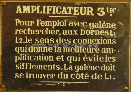 Amplificateur 3 ter; MILITARY France, (ID = 1970566) Ampl/Mixer