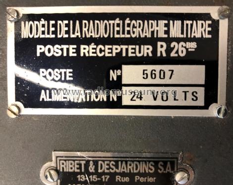 Convertisseur à ancrage unique pour Poste Récépteur R26bis; MILITARY France, (ID = 2911055) Power-S