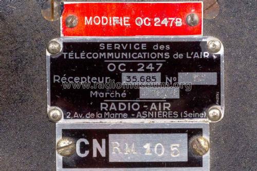 Service des Télécommunications de l'Air OC.247; Radio-AIR A.I.R.; (ID = 2961777) Mil Re