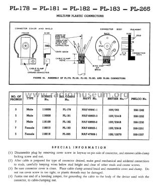 7-Pole Male Plug 10H/258B; MILITARY U.K. (ID = 3069678) Radio part