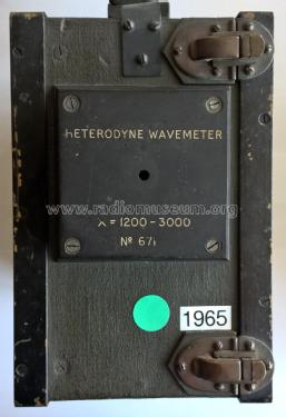 Heterodyne Wavemeter RAF; MILITARY U.K. (ID = 2398529) Military