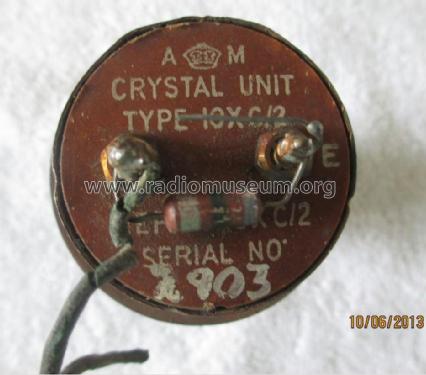 Quartz Crystal Unit 10XC/2; MILITARY U.K. (ID = 1481515) Radio part