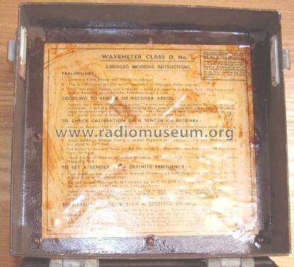 Wavemeter Class D No 1, Mk II ZA17469; MILITARY U.K. (ID = 414874) Equipment