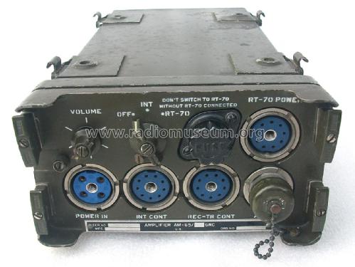 AF amplifier AM-65/GRC; MILITARY U.S. (ID = 1973714) Militar