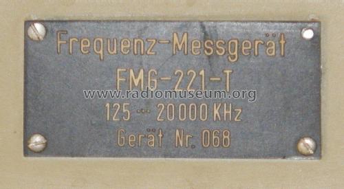 Frequenz-Messgerät FMG-221-T; STEG Staatliche (ID = 2544942) Equipment