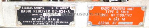 Radio Receiver BC-624 SCR-522; MILITARY U.S. (ID = 2819502) Mil Re