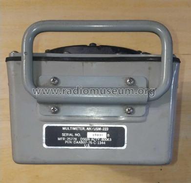 Multimeter AN/USM-223; MILITARY U.S. (ID = 2962958) Equipment