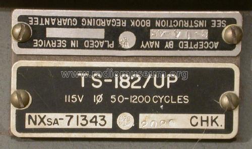 Oscilloscope - Test Set TS-182/UP; MILITARY U.S. (ID = 1090985) Equipment