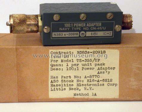 Power Adapter 100:1 CN-46U; MILITARY U.S. (ID = 1090647) Equipment