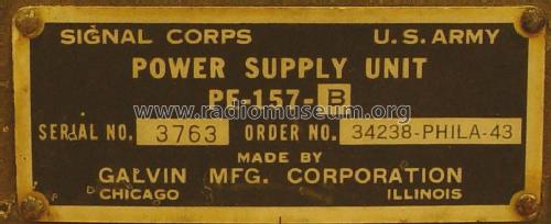 Power Supply Unit PE-157-B; MILITARY U.S. (ID = 2765934) Fuente-Al