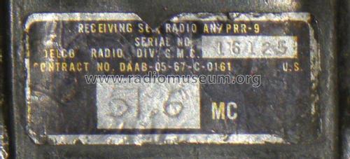 Receiving Set, Radio AN/PRR-9; MILITARY U.S. (ID = 1910368) Mil Re