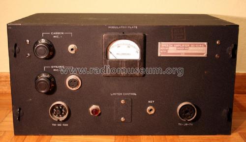 Speech Amplifier BC-614-E; MILITARY U.S. (ID = 1958632) Military