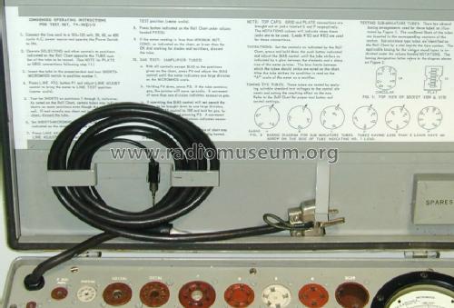Test Set, Electron Tube Tester TV-10D/U; MILITARY U.S. (ID = 1287927) Equipment