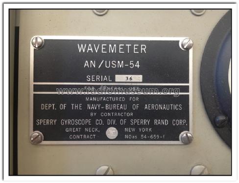 Wavemeter AN/USM-54; MILITARY U.S. (ID = 1515499) Ausrüstung