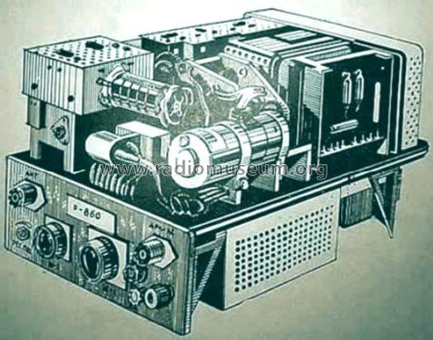 Airplane radio 'Pero' R-860 {Р-860}; MILITARY USSR (ID = 667715) Mil TRX