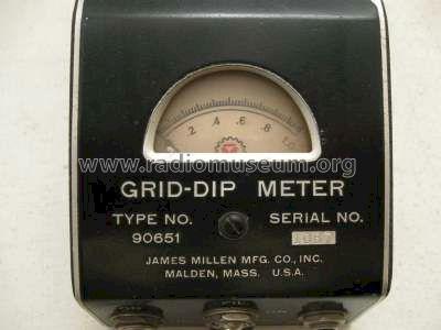 Grid Dip Meter 90651; James Millen Mfg. Co (ID = 823642) Ausrüstung