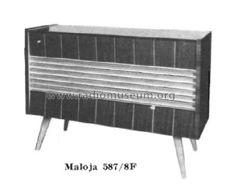 Maloja 587/8F; Minerva Ital-Minerva (ID = 1436773) Radio