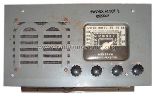 Tropic Master W117 early ; Minerva Radio Co. (ID = 476289) Radio