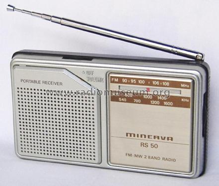 FM - MW 2 Band Radio RS50; Minerva-Radio (ID = 1945874) Radio