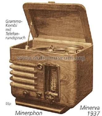 Grammo-Kombi 385T; Minerva Schweiz (ID = 2005) Radio