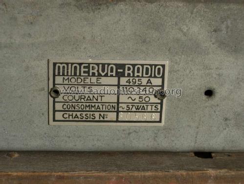 495A; Minerva Radio; Paris (ID = 634352) Radio