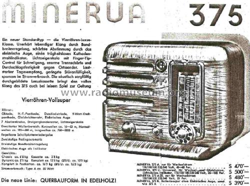 375B; Minerva-Radio (ID = 1213071) Radio