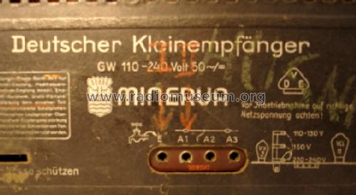 Deutscher Kleinempfänger DKE; Minerva-Radio (ID = 139066) Radio