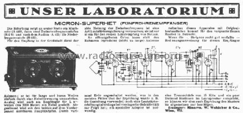 Micron Super ; Minerva-Radio (ID = 10154) Radio