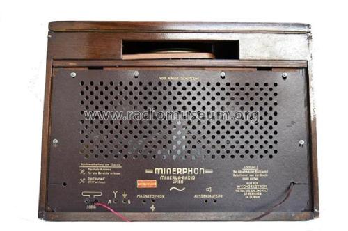 Minerphon Concord 567 W; Minerva-Radio (ID = 1567525) Radio