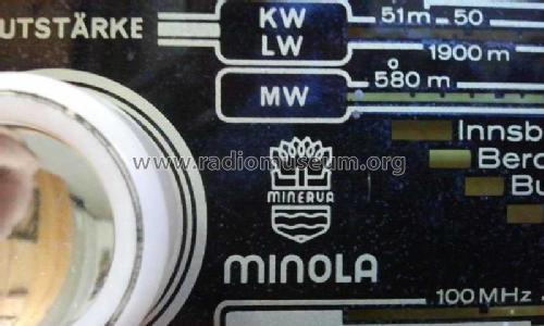 Minola 593W; Minerva-Radio (ID = 1355621) Radio