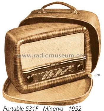 Portable 531F; Minerva-Radio (ID = 711461) Radio