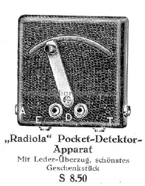 Radiola Pocket; Minerva-Radio (ID = 139799) Galène
