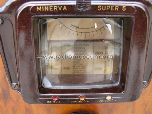 Super 5 5W ; Minerva-Radio (ID = 629359) Radio