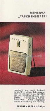 Taschensuper 640; Minerva-Radio (ID = 575132) Radio