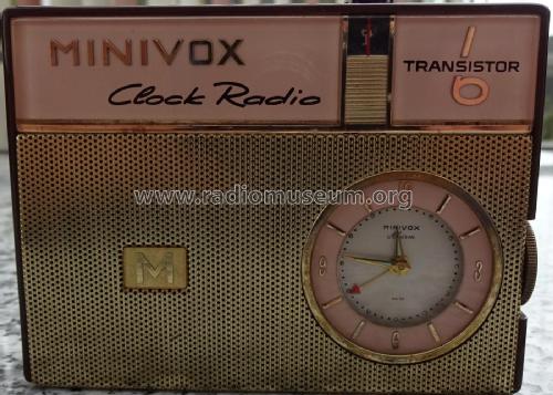 Clock Radio Transistor 6 RR-34; Minivox SA; La Chaux (ID = 2519901) Radio