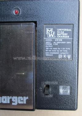 Universal Ni-Cd-Battery Charger MW 398; Minwa Electronics Co (ID = 3074402) Power-S