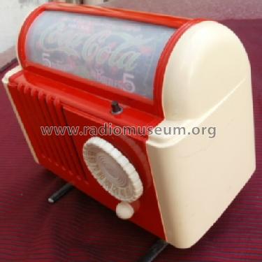 1251 'Lullaby' Bed Lamp Radio CocaCola; Mitchell Mfg. Co., (ID = 764157) Radio