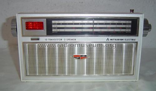 10-Transistor - 2-Speaker ; Mitsubishi Electric (ID = 1655019) Radio