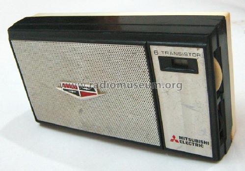 6 Transistor Radio 6X-715; Mitsubishi Electric (ID = 1426401) Radio