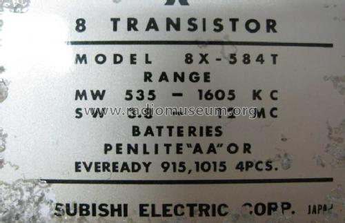 8X-584T; Mitsubishi Electric (ID = 852537) Radio