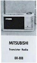 8 Transistor 8X-808; Mitsubishi Electric (ID = 1406791) Radio