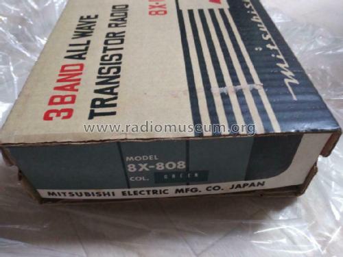 8 Transistor 8X-808; Mitsubishi Electric (ID = 2737364) Radio