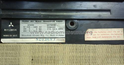 9X-900S; Mitsubishi Electric (ID = 1659312) Radio