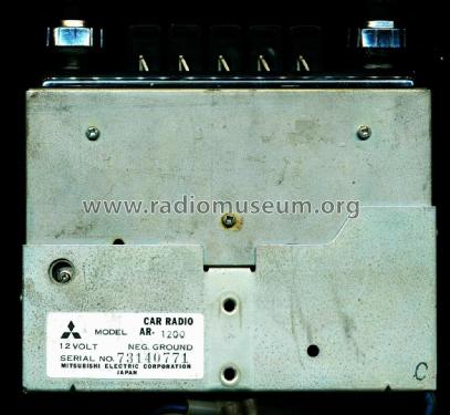 AR-1200; Mitsubishi Electric (ID = 2759000) Car Radio