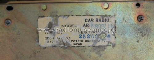 Car Radio AR 5805LH; Mitsubishi Electric (ID = 1621047) Car Radio