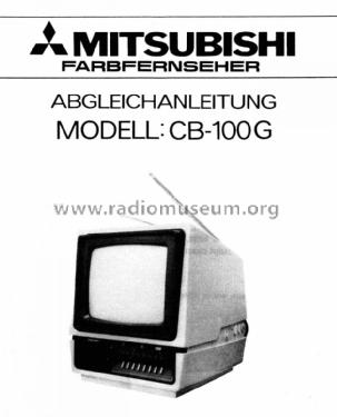 Farbfernseher CB-100G; Mitsubishi Electric (ID = 1145344) Televisión