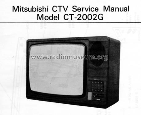 Farbfernseher CT-2002G; Mitsubishi Electric (ID = 1146284) Télévision