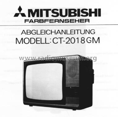 Farbfernseher CT-2018GM; Mitsubishi Electric (ID = 1151369) Television